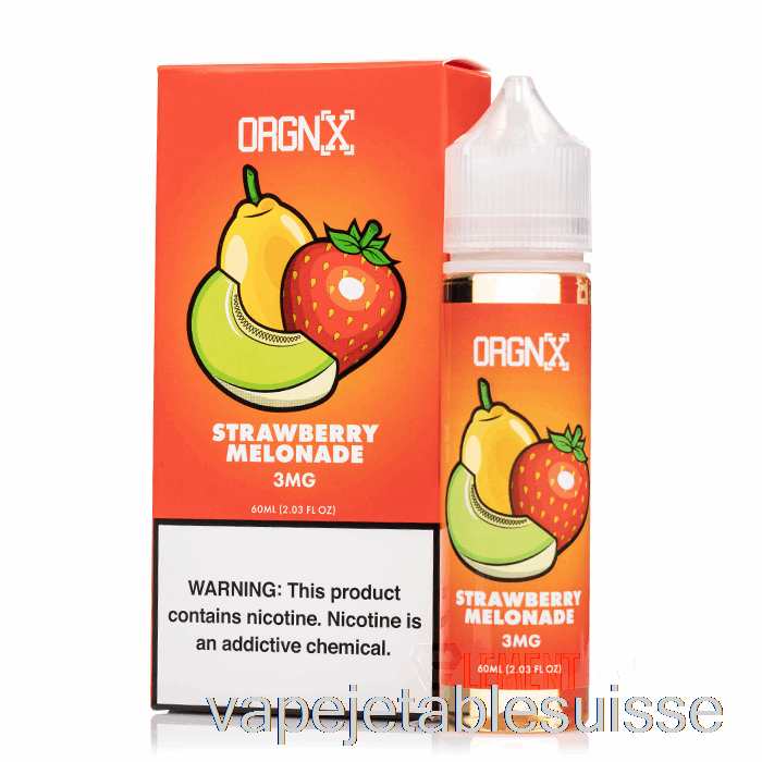 Vape Suisse Fraise Melonade - E-liquide Orgnx - 60ml 6mg